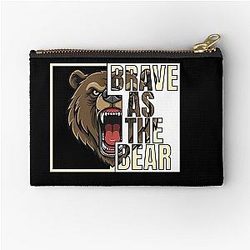 Brave the Bear Zipper Pouch