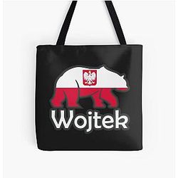 Wojtek the bear Polish Soldier bear All Over Print Tote Bag