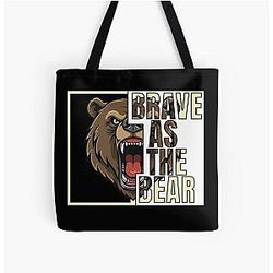 Brave the bear All Over Print Tote Bag