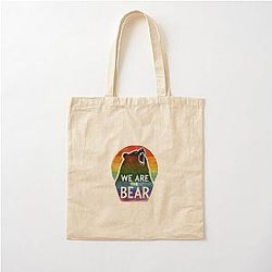 We are the Bear Logo Cotton Tote Bag