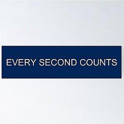 Every Second Counts The Bear Poster
