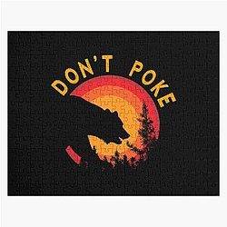 Don Poke The Bear Sunset Baseball Sleeve Jigsaw Puzzle