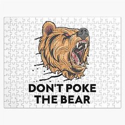 Don't Poke the Bear, Funny Design Jigsaw Puzzle