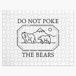 Don't poke the bear Animal Classic Jigsaw Puzzle
