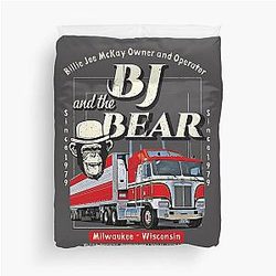 BJ and the Bear Trucking Company Duvet Cover