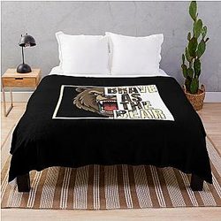 Brave the bear Throw Blanket