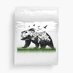 The Bear 1988 Art Duvet Cover