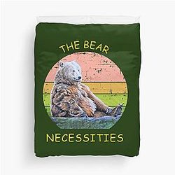 The Bear Necessities Retro Duvet Cover