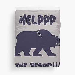 Help The Bear Duvet Cover