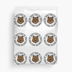 Don't Poke the Bear Duvet Cover