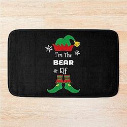 I'm the Bear Elf Family Christmas Gift Bath Mat