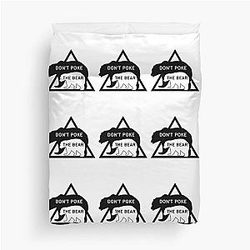 Don't Poke the Bear Duvet Cover