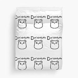Don't poke the bear Duvet Cover
