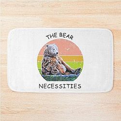 The Bear Necessities Retro Bath Mat