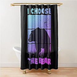 I choose the Bear Shower Curtain