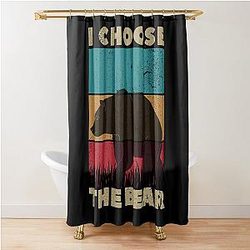 I choose the bear Shower Curtain becomes: 
I Choose the Bear Shower Curtain