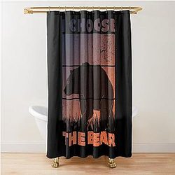 I Choose the Bear Shower Curtain
