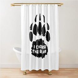 I Choose a Bear Shower Curtain