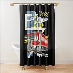 Bj and the Bear Truck Shower Curtain