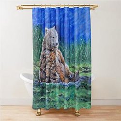 The Bear Necessities Shower Curtain