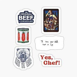 The Bear FX TV Show sticker Pack