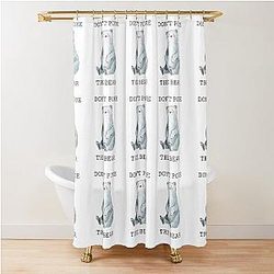 Don't Poke the Bear Shower Curtain