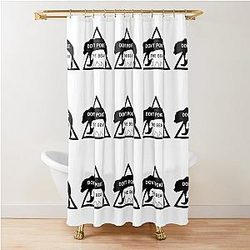 Don't poke the bear Shower Curtain