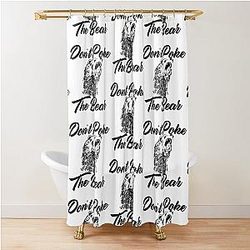 Don't Poke the Bear Shower Curtain