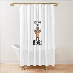 Don't Poke the Bear Shower Curtain