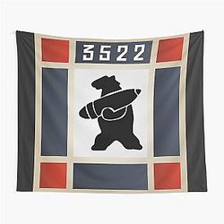 Wojtek the Bear - Polish Soldier Bear Company Banner Tapestry