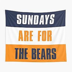 Sundays are for the Bears, Chicago Bears Tapestry