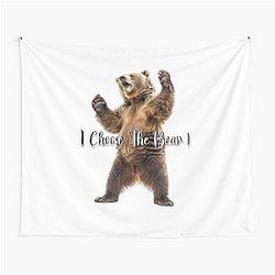 I Choose the Bear Tapestry