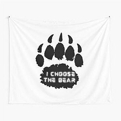 I Choose the Bear Tapestry