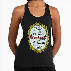 Who's the barest racerback tank top