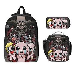 3Pcs The Binding Of Isaac School Bags Set 