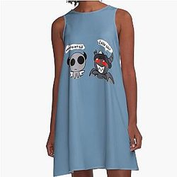 Funny The Binding of Isaac A-Line Dress