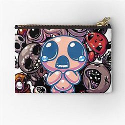 Isaac and The Binding of Isaac Zipper Pouch