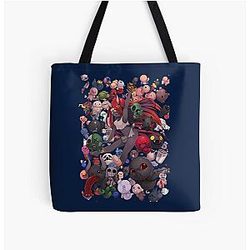 Funny The Binding of Isaac All Over Print Tote Bag