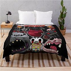 Game the Binding of Isaac Throw Blanket