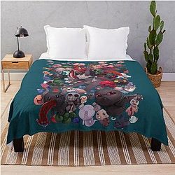 Funny The Binding of Isaac design Throw Blanket