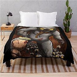 The Binding of Isaac Throw Blanket