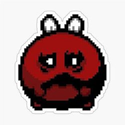The Binding of Isaac: Depressed Adult-Man (Baby) (Plums/Plum-Sticker)