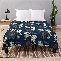 Funny The Binding Of Isaac Design Throw Blanket