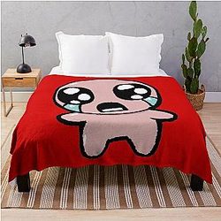 Isaac from The Binding of Isaac Throw Blanket