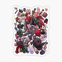 Funny The Binding of Isaac Design Sticker