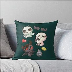 Funny The Binding of Isaac Design Throw Pillow