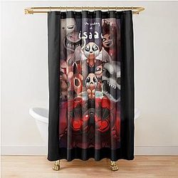 Game the Binding of Isaac Shower Curtain