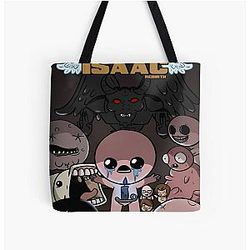 The Binding of Isaac Game All Over Print Tote Bag