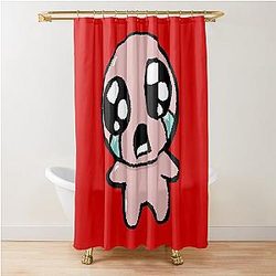Isaac from The Binding of Isaac Shower Curtain