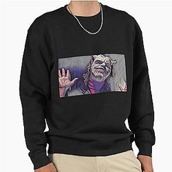 The black pullover sweatshirt